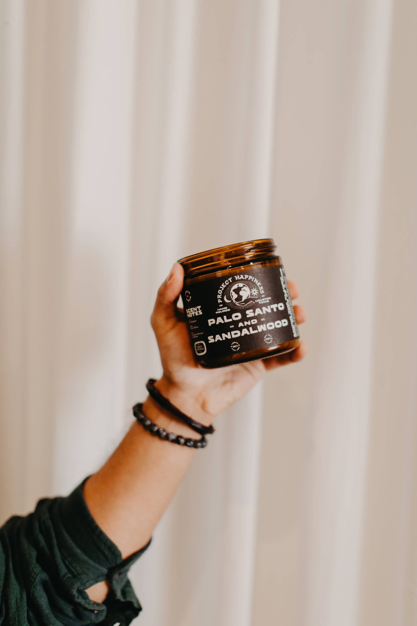 Palo Santo and Sandalwood Soy Candle - 8oz