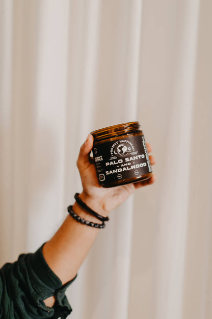Palo Santo and Sandalwood Soy Candle - 8oz