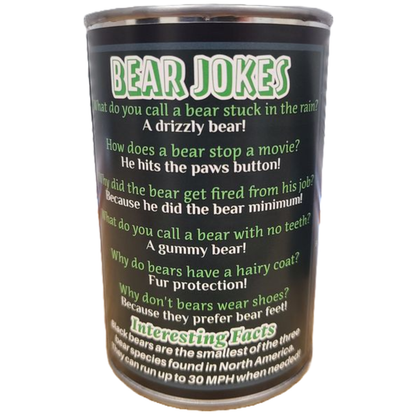 Canned Black Bear