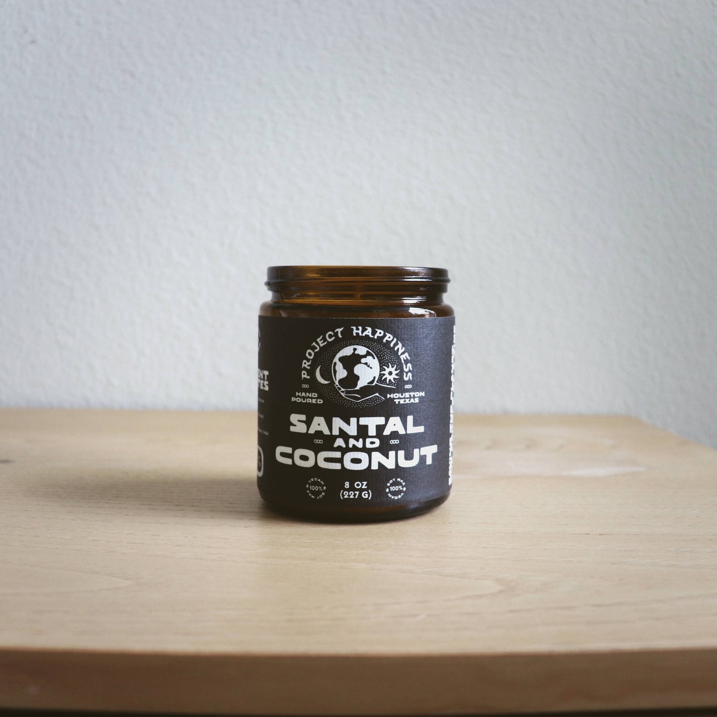 Santal and Coconut Soy Candle - 8oz | Valentine's Day