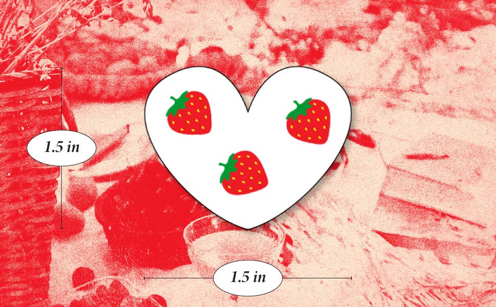Strawberry Speckles Makeup Patches