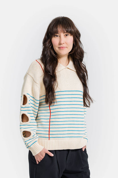 Sheet of Paper Knit Sweater