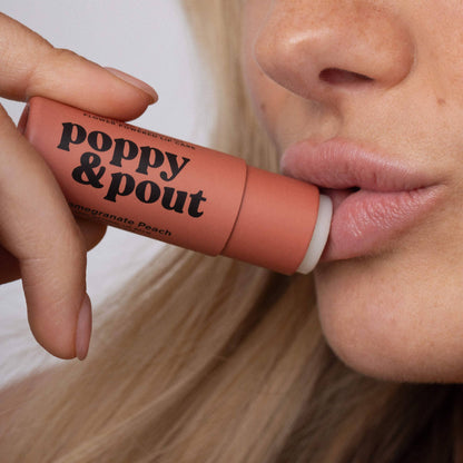 Lip Balm, Pomegranate Peach