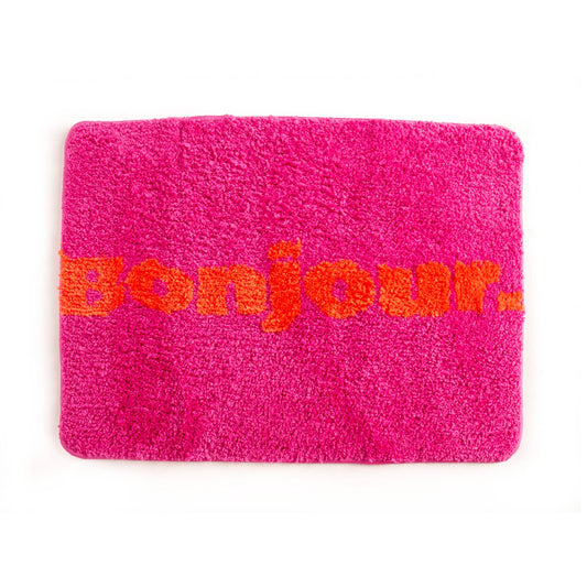 PINK BONJOUR BATH MAT HF