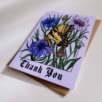 Thank You Butterfly Card