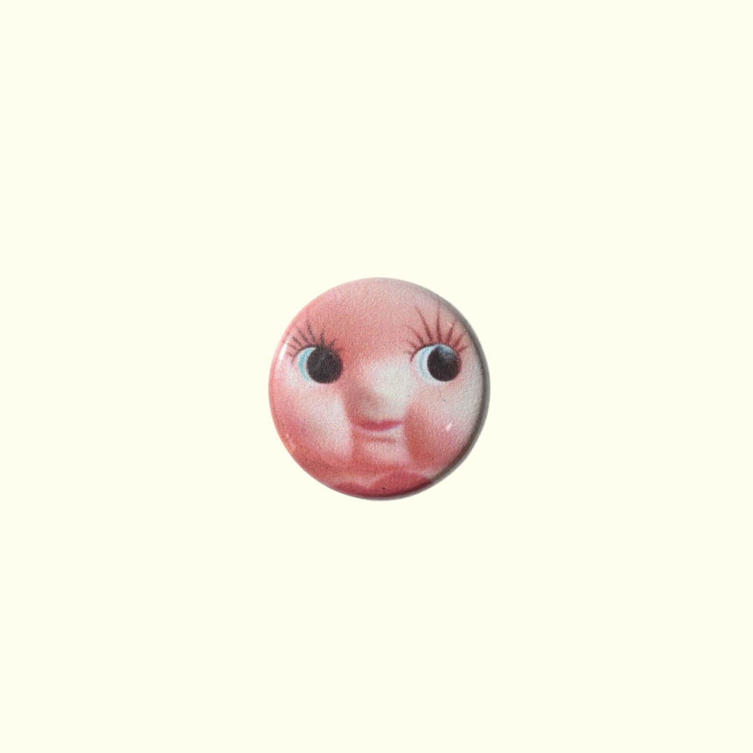 Kewpie Face Pin