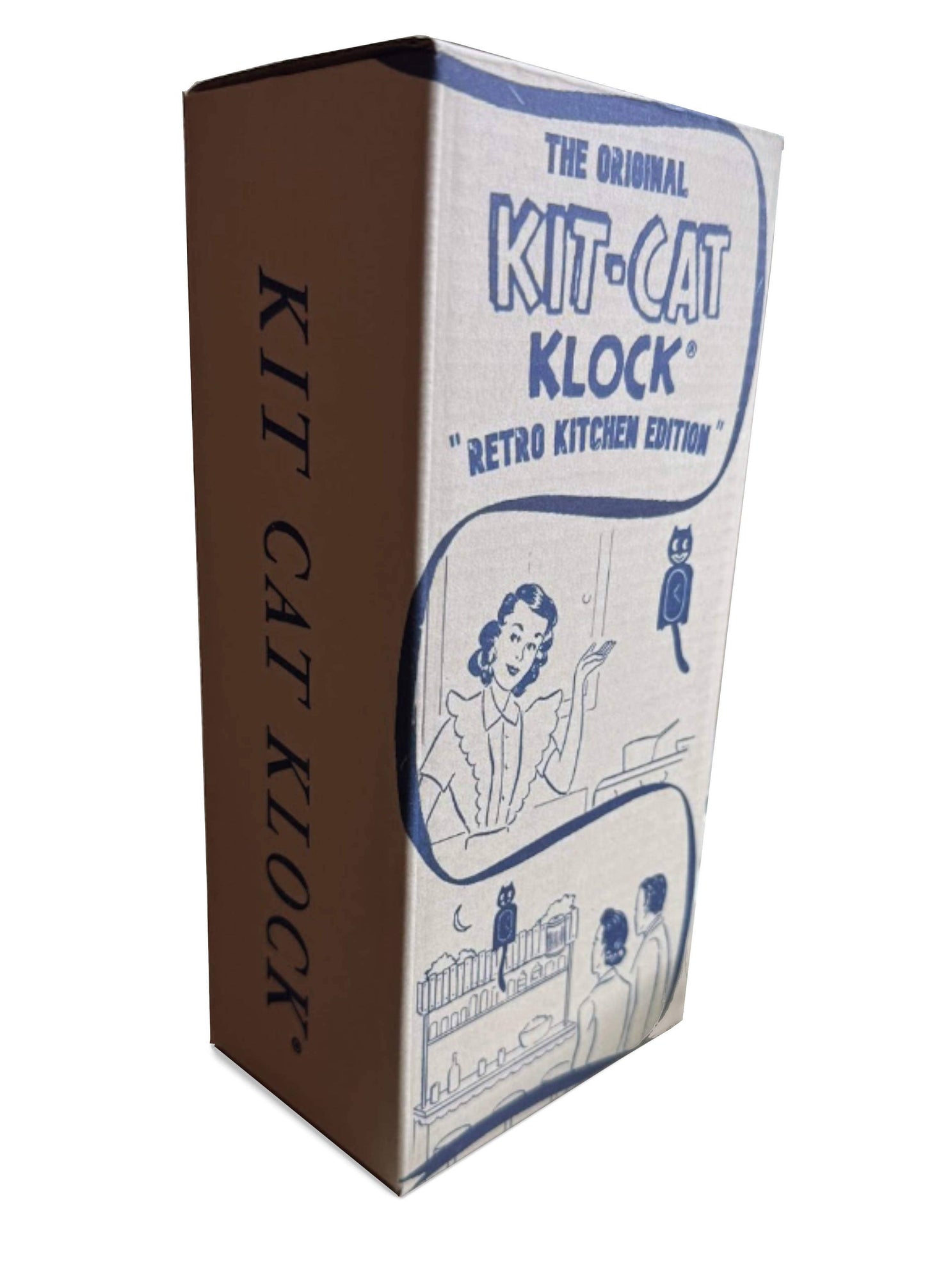 Retro Red Kitchen Edition Kit-Cat Klock