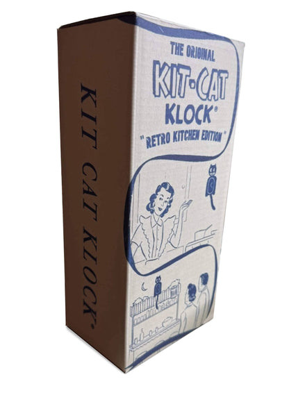 Retro Red Kitchen Edition Kit-Cat Klock