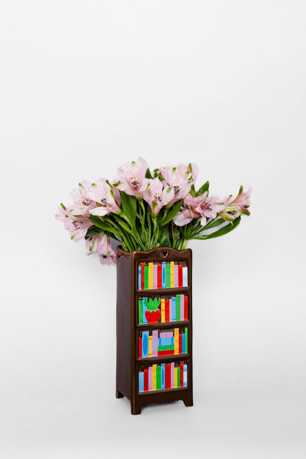 Ceramic Vase, Bookshelf