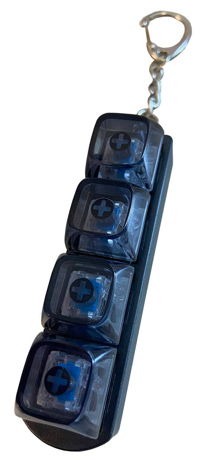 Keyboard Fidget LED Keyring - Black