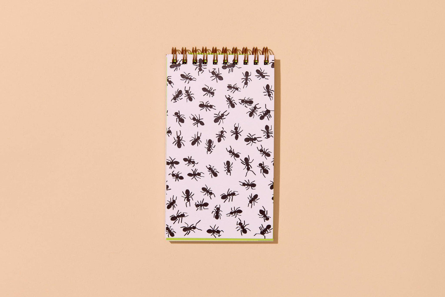 Ants Letterpress Pocket Size Spiral Notebook - Valentines Day Gift Mothers Day