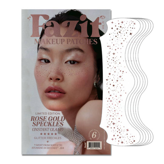 Rose Gold Stardust Speckles Makeup Patches