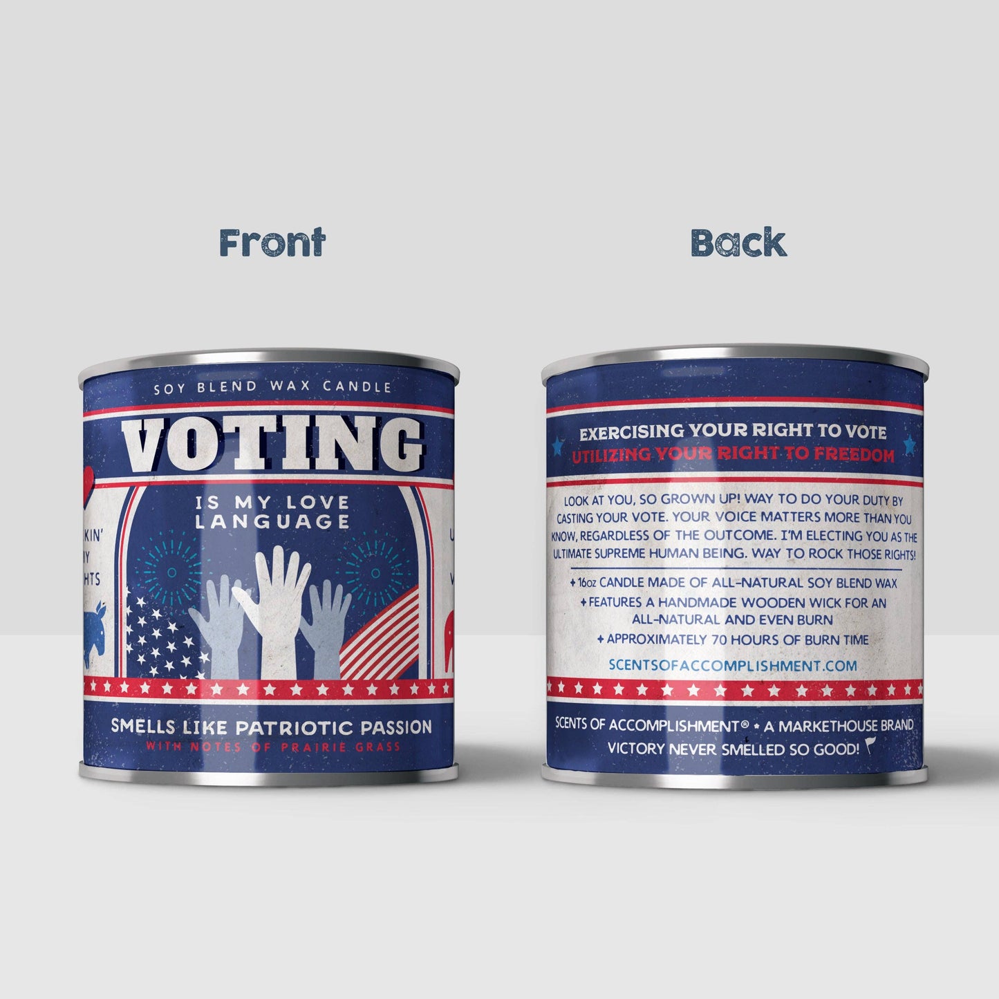 Voting is my Love Language 16oz. Candle