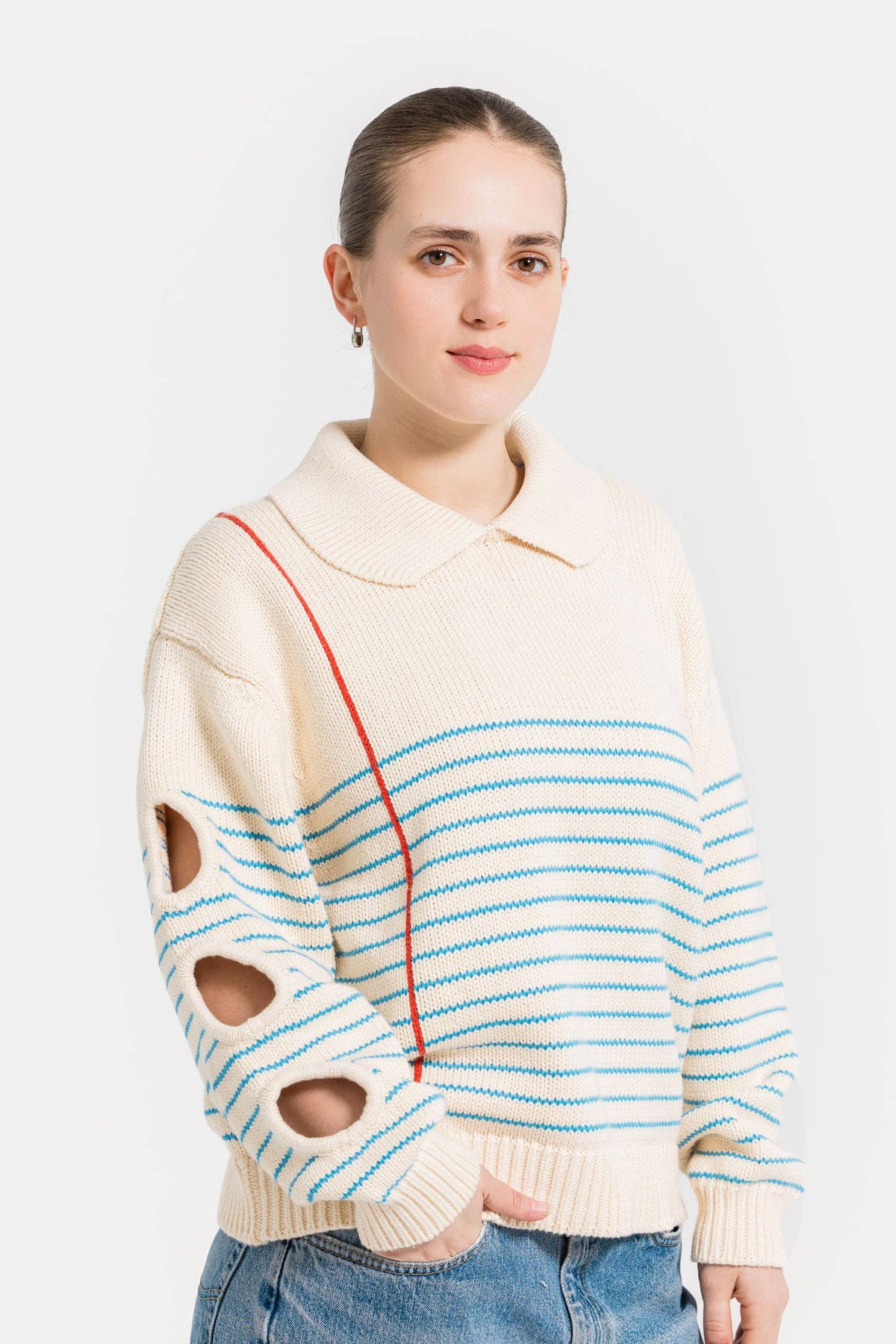 Sheet of Paper Knit Sweater