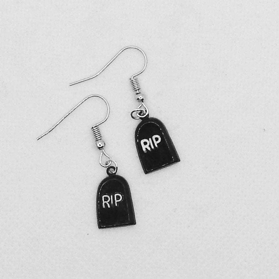 Vintage RIP Earrings