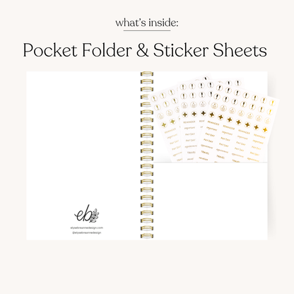 Floral Undated Planner