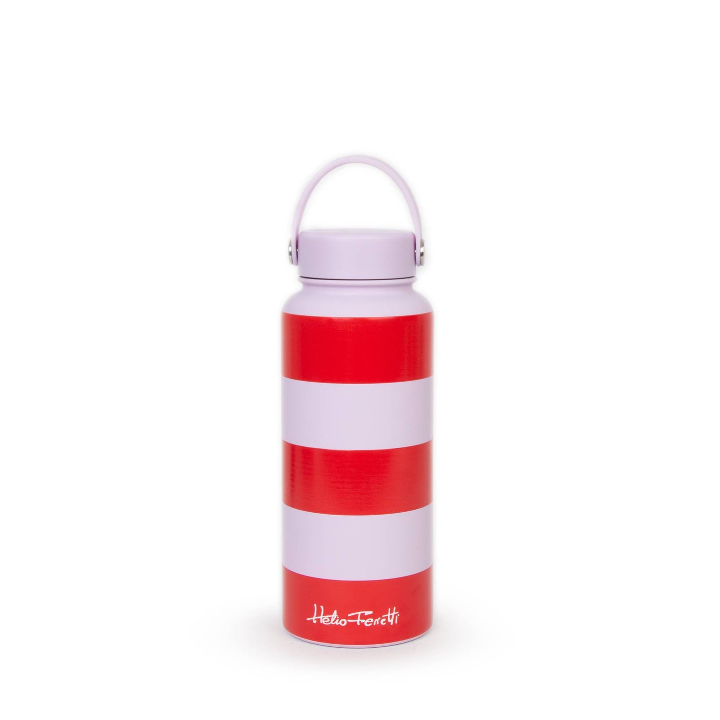 RED AND PINK STRIPED BOTTLE 1L HF