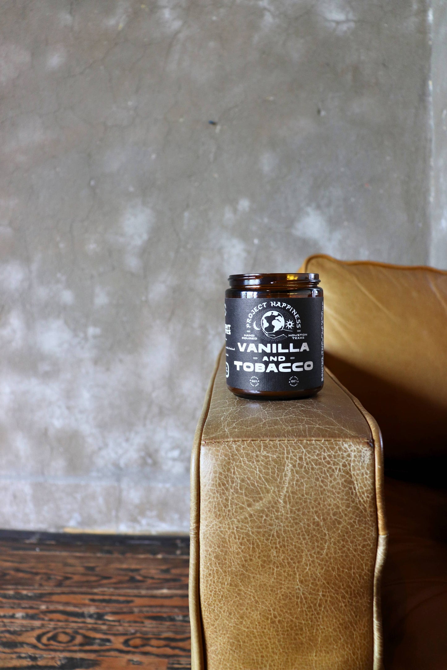 Vanilla and Tobacco Soy Candle - 8oz