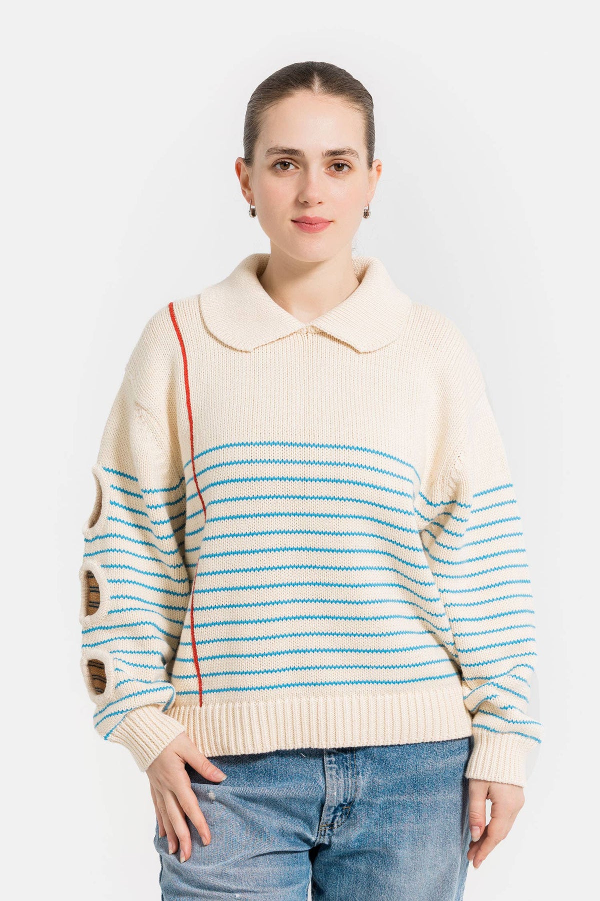 Sheet of Paper Knit Sweater