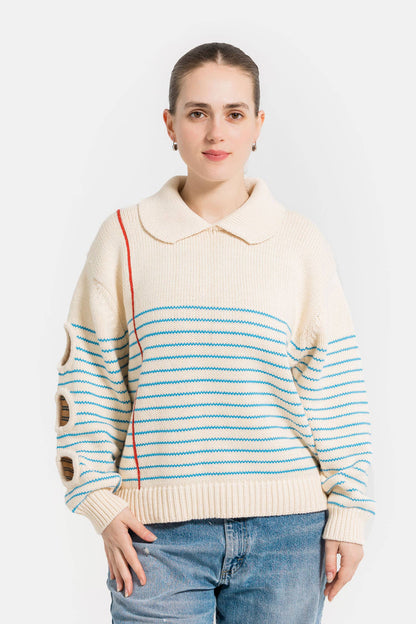 Sheet of Paper Knit Sweater
