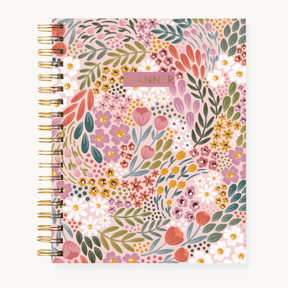 Floral Undated Planner