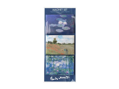 Fridge magnets, Set of 3, Claude Monet