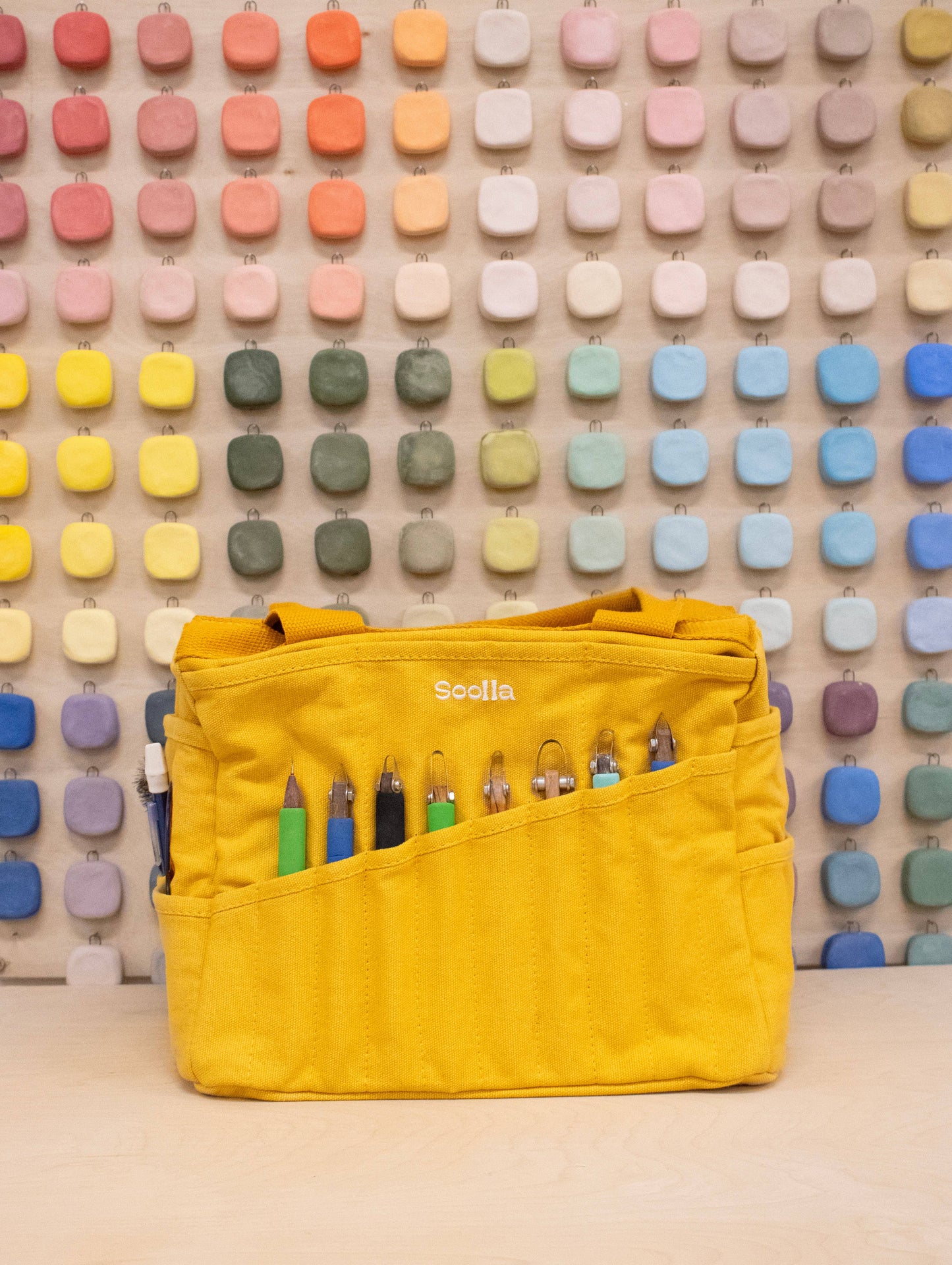 Soolla Studio Artist Bag, Sunset Mustard