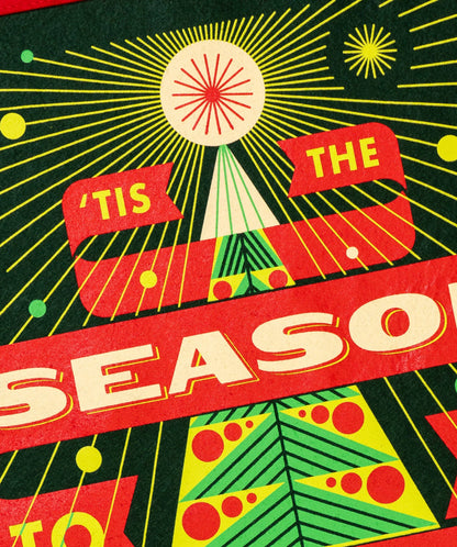 'Tis the Season To Be Jolly Camp Flag • Invisible Creature x