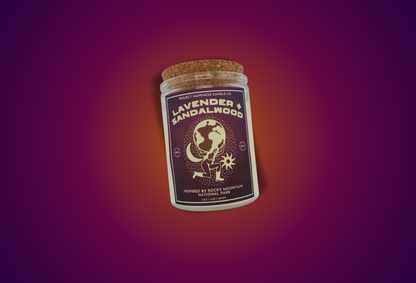 Lavender and Sandalwood Soy Candle - Rocky Mountain 11oz