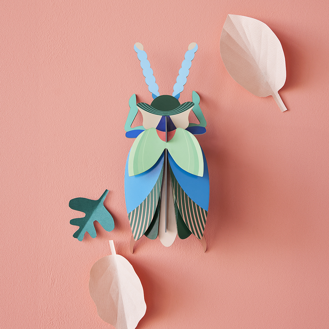 3D Wall Art - Insect - Emerald Beetle