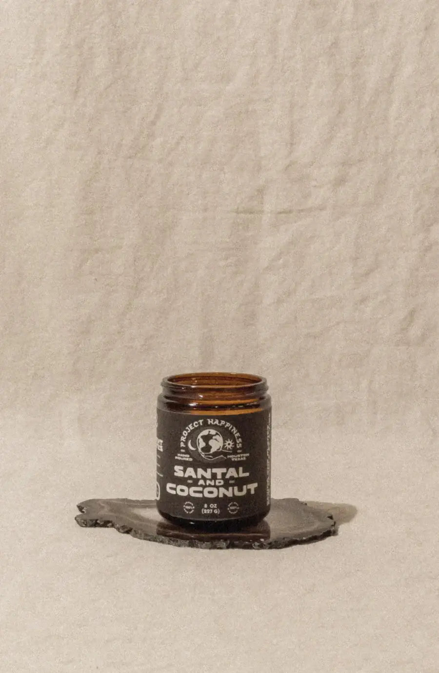 Santal and Coconut Soy Candle - 8oz | Valentine's Day