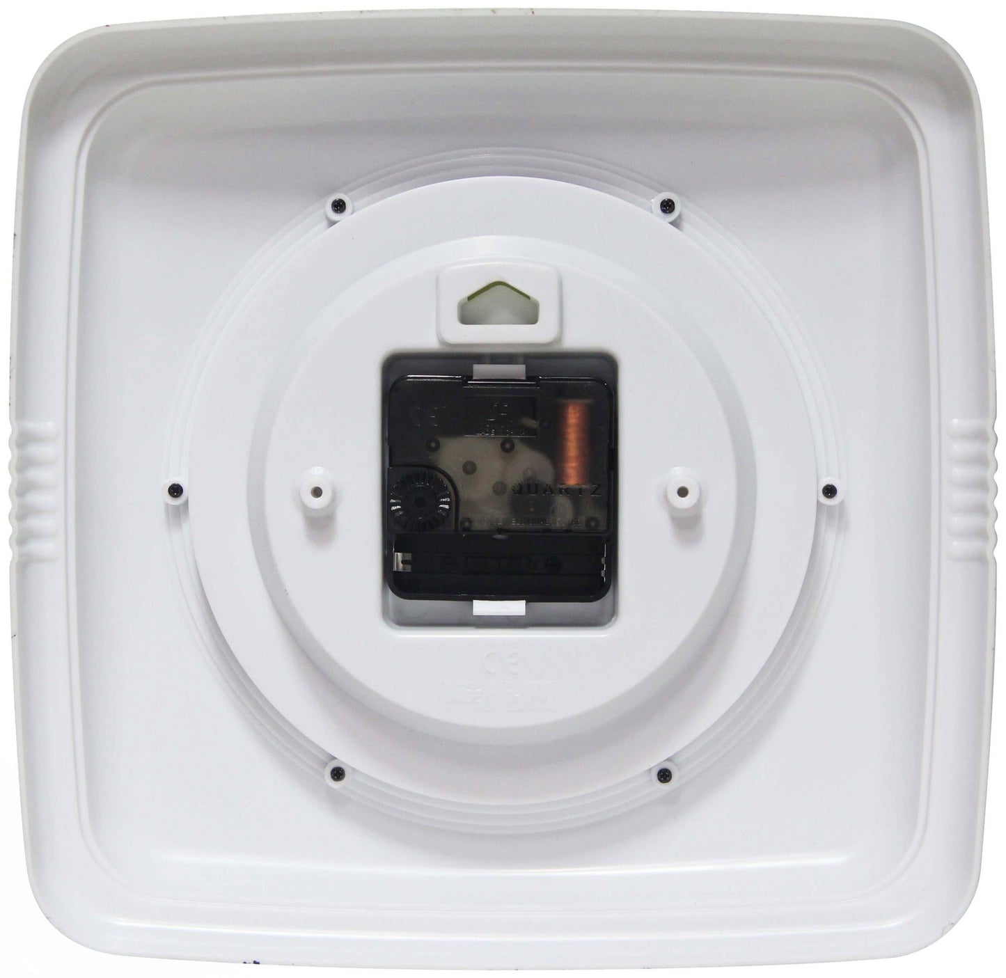 Retro Square Green Indoor Wall Clock 9.25 Inch