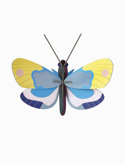 3D Wall Art - Butterfly - Yellow Monarch Butterfly