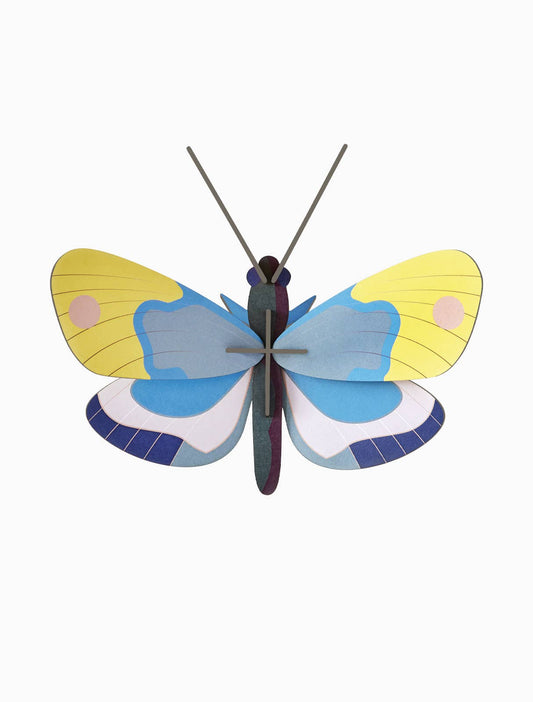 3D Wall Art - Butterfly - Yellow Monarch Butterfly