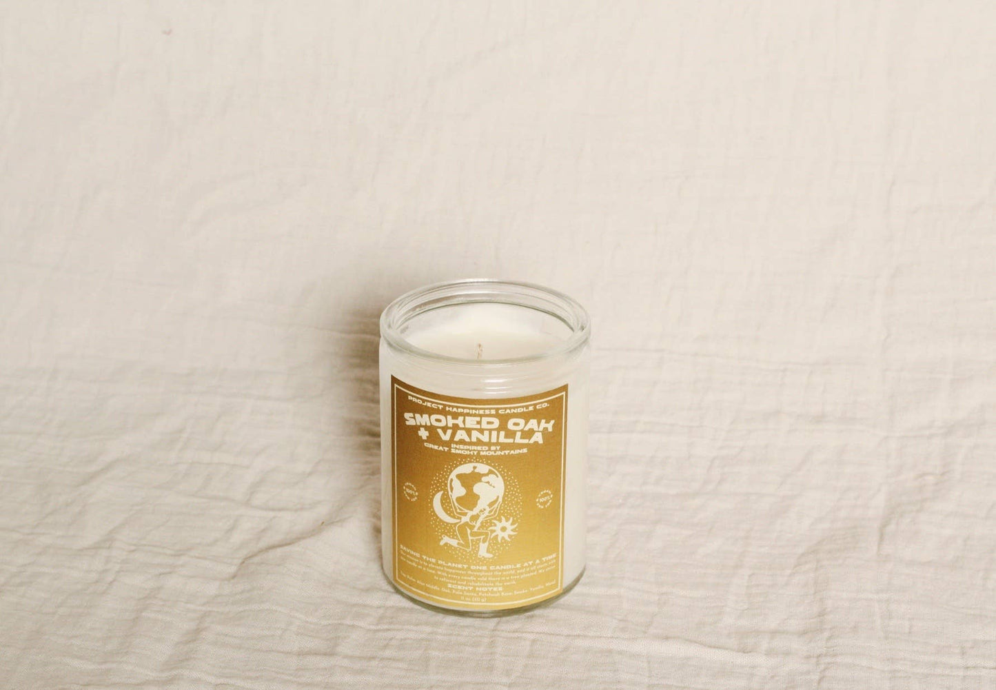 Smoked Oak and Vanilla Soy Candle - Great Smoky Mountain 11oz