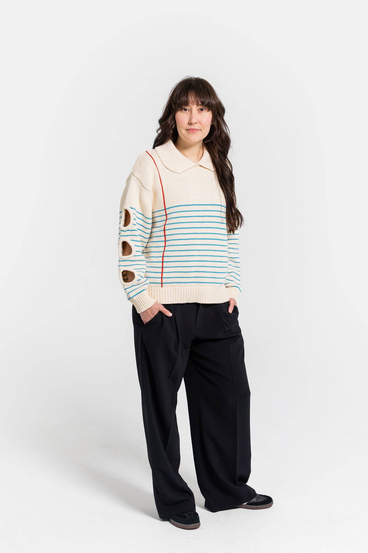 Sheet of Paper Knit Sweater