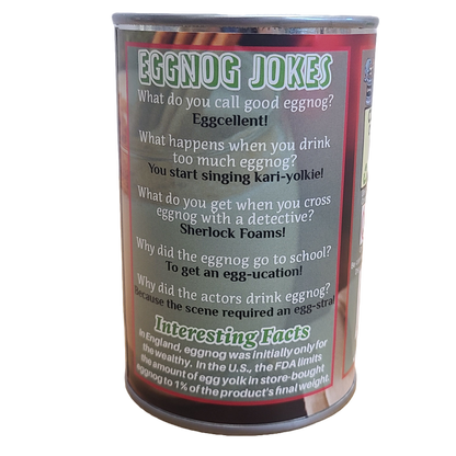 Canned Eggnog - Egg Nog Carton Plush Gift in Can