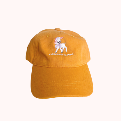 Here Comes Trouble Baseball Dad Hat