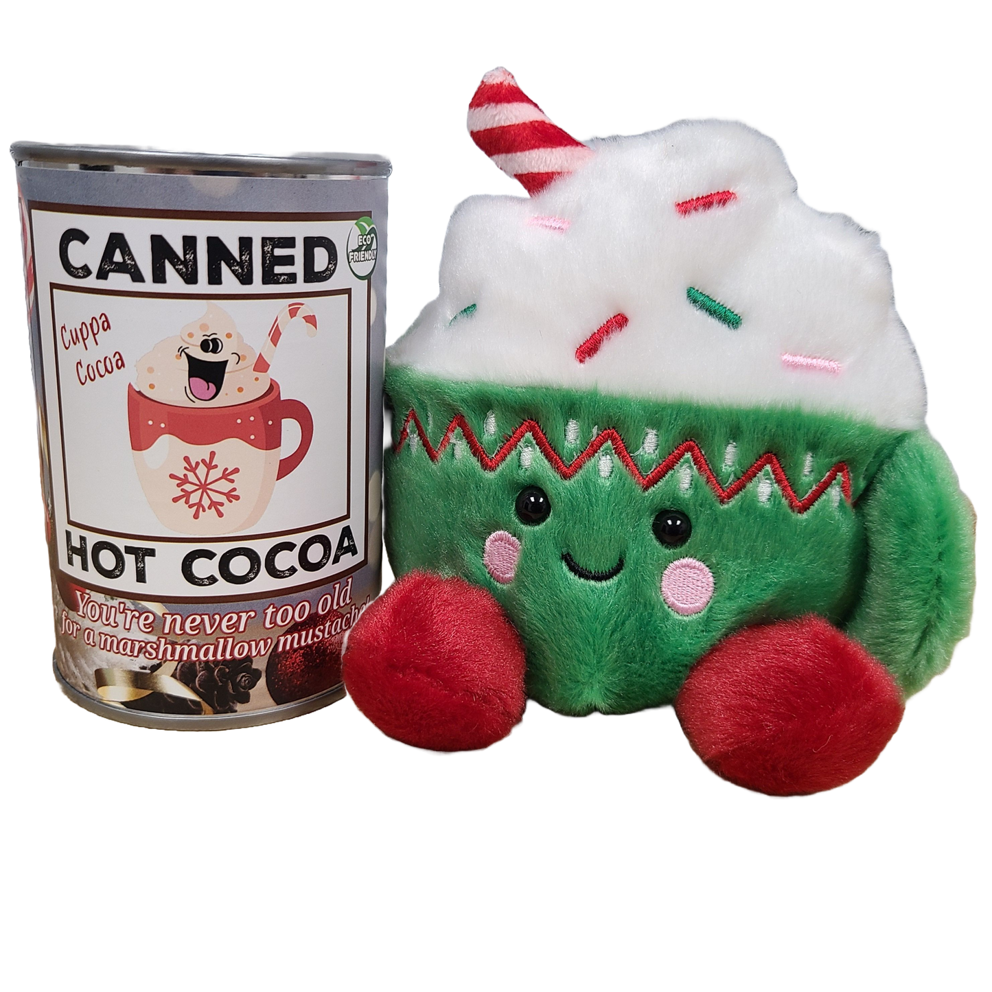 Canned Hot Cocoa - Hot Chocolate Mug Plush Gift in Can