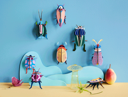 3D Wall Art - Insect - Coccinelle Couple