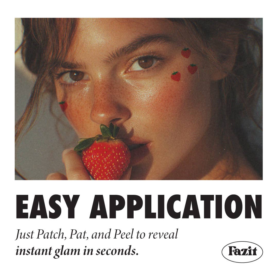 Strawberry Speckles Makeup Patches