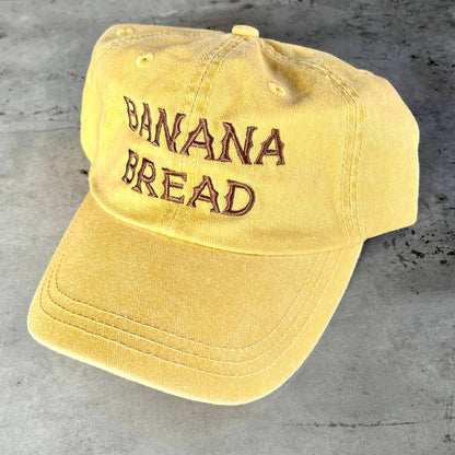 Banana Bread Baseball Cap Dad Hat Restaurant foodie bakery