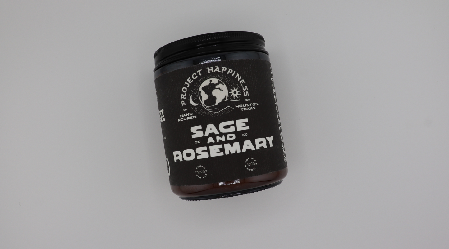 Sage and Rosemary Soy Candle - 8oz