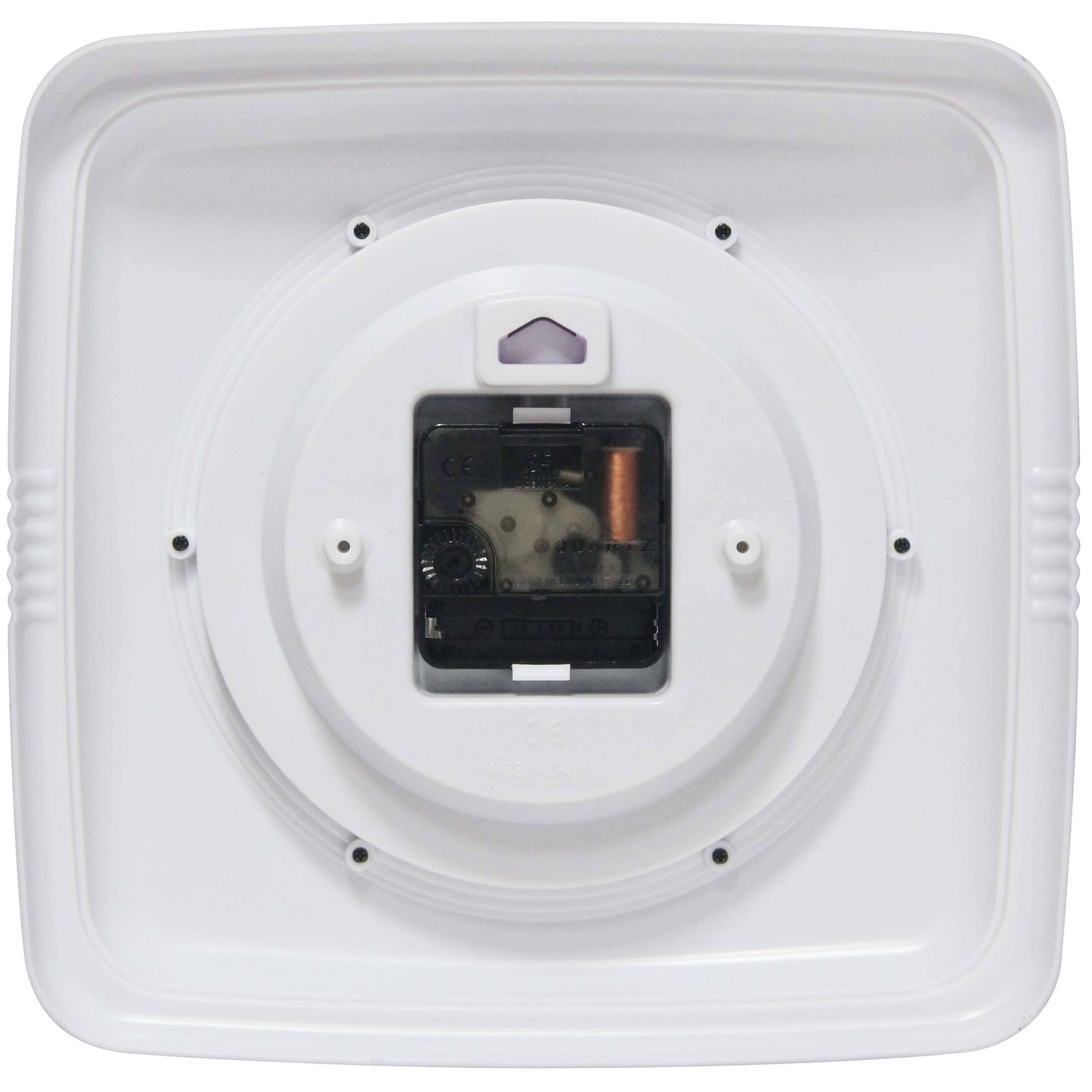 Retro Square Lilac Indoor Wall Clock 9.25 Inch