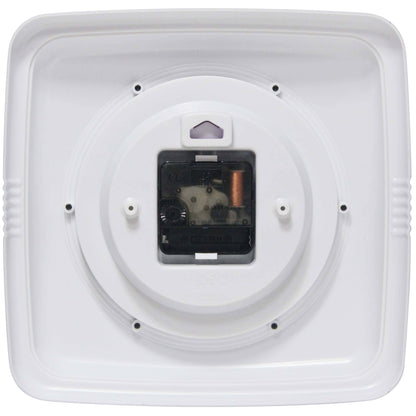 Retro Square Lilac Indoor Wall Clock 9.25 Inch