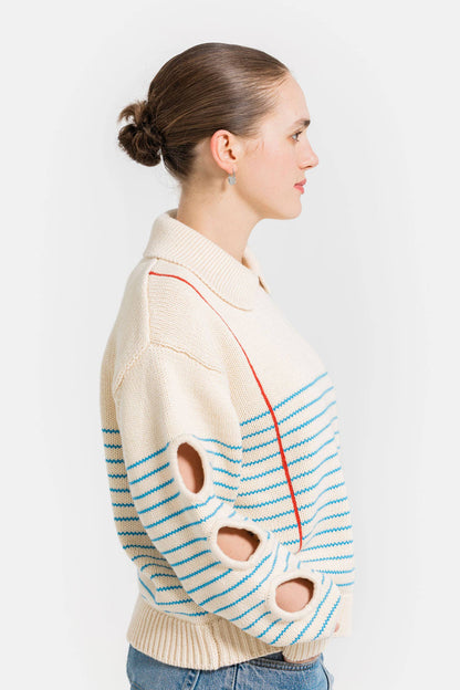 Sheet of Paper Knit Sweater