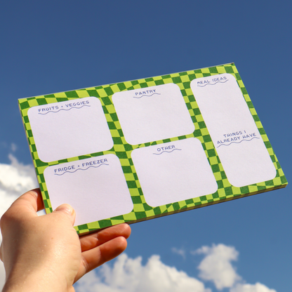 Groceries Notepad