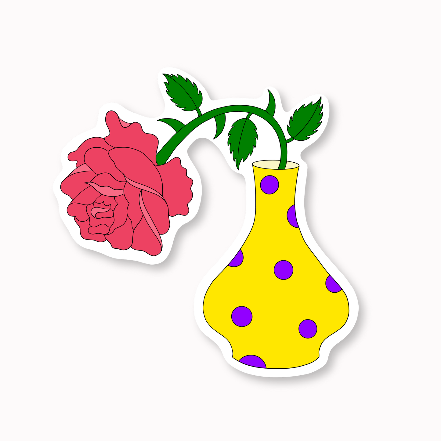 Wilting Rose Sticker