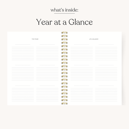 Floral Undated Planner