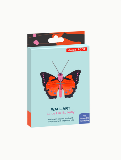 3D Wall Art - Butterfly - Large Fox Butterfly